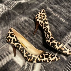 Michael Kors leopard heels size 8